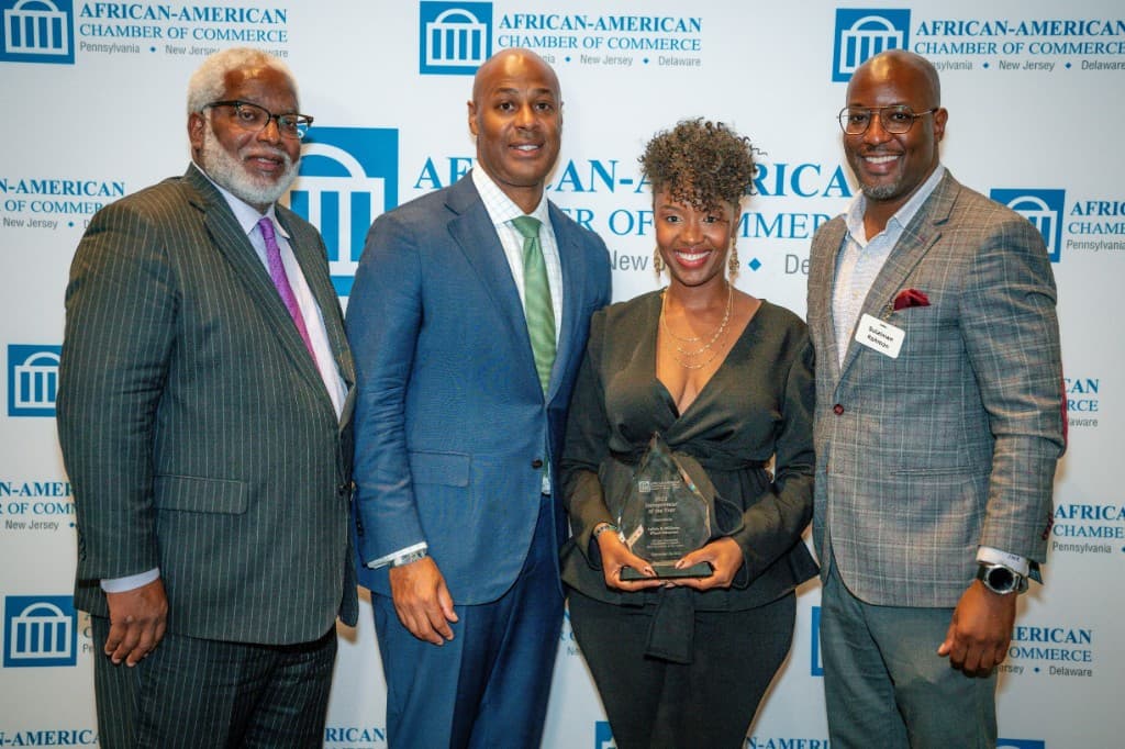 Entrepreneur of the Year recognition with community partners