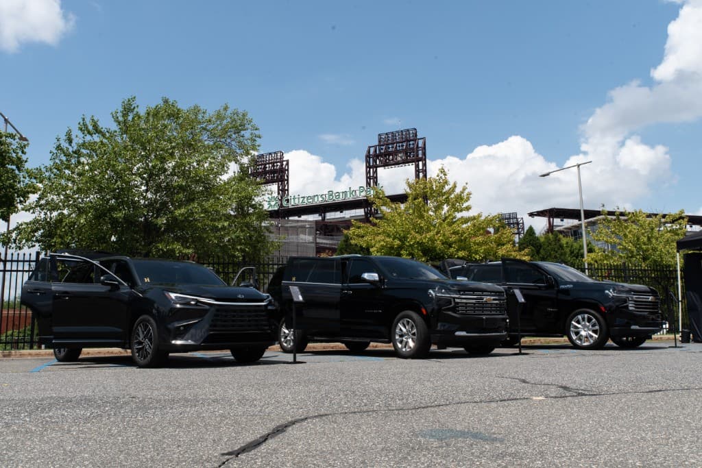 HiTouch Luxury Charter fleet at Citizens Bank Park